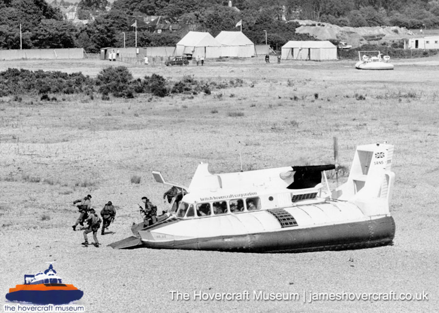 SRN5 with the Royal Navy -  (credit: The <a href='http://www.hovercraft-museum.org/' target='_blank'>Hovercraft Museum Trust</a>).